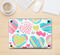 The Fun Colored Vector Pattern Hearts Skin Kit for the 12" Apple MacBook (A1534)