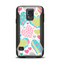 The Fun Colored Vector Pattern Hearts Samsung Galaxy S5 Otterbox Commuter Case Skin Set