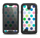 The Fun Colored Vector Polka Dots Samsung Galaxy S4 LifeProof Nuud Case Skin Set
