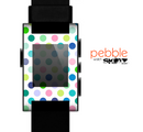 The Fun Colored Vector Polka Dots Skin for the Pebble SmartWatch