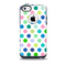 The Fun Colored Vector Polka Dots Skin for the iPhone 5c OtterBox Commuter Case