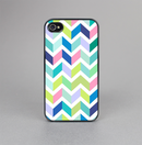 The Fun Colored Vector Segmented Chevron Pattern Skin-Sert for the Apple iPhone 4-4s Skin-Sert Case