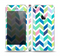 The Fun Colored Vector Segmented Chevron Pattern Skin Set for the Apple iPhone 5