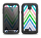 The Fun Colored Vector Sharp Chevron Pattern Samsung Galaxy S4 LifeProof Nuud Case Skin Set