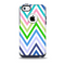 The Fun Colored Vector Sharp Chevron Pattern  Skin for the iPhone 5c OtterBox Commuter Case