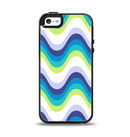 The Fun Colored Vector Sharp Swirly Pattern Apple iPhone 5-5s Otterbox Symmetry Case Skin Set