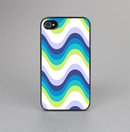 The Fun Colored Vector Sharp Swirly Pattern Skin-Sert for the Apple iPhone 4-4s Skin-Sert Case