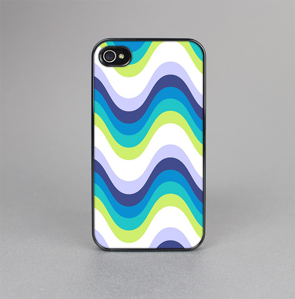 The Fun Colored Vector Sharp Swirly Pattern Skin-Sert for the Apple iPhone 4-4s Skin-Sert Case