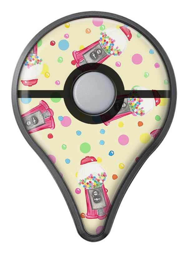 The Fun Colorful Gumball Machine Pattern Pokémon GO Plus Vinyl Protective Decal Skin Kit