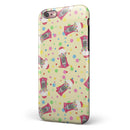 The Fun Colorful Gumball Machine Pattern iPhone 6/6s or 6/6s Plus 2-Piece Hybrid INK-Fuzed Case