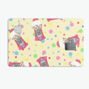 The Fun Colorful Gumball Machine Pattern - Premium Protective Decal Skin-Kit for the Apple Credit Card