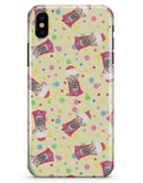 The Fun Colorful Gumball Machine Pattern - iPhone X Clipit Case