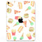 The Fun Fries,Pizza,Dogs, and Icecream - Full Body Skin Decal for the Apple iPad Pro 12.9", 11", 10.5", 9.7", Air or Mini (All Models Available)