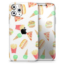 The Fun Fries,Pizza,Dogs, and Icecream - Protective Skin Wrap & Decal – Compatible with iPhone SE to iPhone 17 Pro Max (All Models)