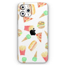 The Fun Fries,Pizza,Dogs, and Icecream - Protective Skin Wrap & Decal – Compatible with iPhone SE to iPhone 17 Pro Max (All Models)