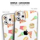 The Fun Fries,Pizza,Dogs, and Icecream - Protective Skin Wrap & Decal – Compatible with iPhone SE to iPhone 17 Pro Max (All Models)