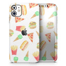 The Fun Fries,Pizza,Dogs, and Icecream - Protective Skin Wrap & Decal – Compatible with iPhone SE to iPhone 17 Pro Max (All Models)