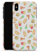The Fun Fries,Pizza,Dogs, and Icecream - iPhone X Clipit Case