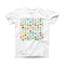 The Fun Polka Pattern ink-Fuzed Front Spot Graphic Unisex Soft-Fitted Tee Shirt