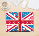 The Fun Styled Vector London England Flag Skin Kit for the 12" Apple MacBook (A1534)