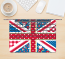 The Fun Styled Vector London England Flag Skin Kit for the 12" Apple MacBook (A1534)