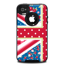 The Fun Styled Vector London England Flag Skin for the iPhone 4-4s OtterBox Commuter Case