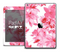 The Fuzzy Pink Floral Skin for the iPad Air