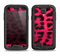 The Fuzzy Real Pink Leopard Print Samsung Galaxy S4 LifeProof Nuud Case Skin Set