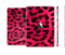 The Fuzzy Real Pink Leopard Print Skin Set for the Apple iPad Mini 4