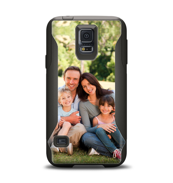 Custom Add Your Own Photo Samsung Galaxy S5 Otterbox Commuter Case Skin Set