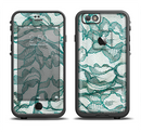 The Gentle Green Wrinkled Lace Apple iPhone 6/6s LifeProof Fre Case Skin Set