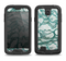 The Gentle Green Wrinkled Lace Samsung Galaxy S4 LifeProof Nuud Case Skin Set