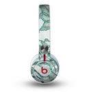 The Gentle Green Wrinkled Lace Skin for the Beats by Dre Mixr Headphones
