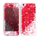 The Geometric Faded Red Heart Skin for the Apple iPhone 5c