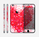 The Geometric Faded Red Heart Skin for the Apple iPhone 6