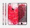 The Geometric Faded Red Heart Skin for the Apple iPhone 6