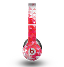 The Geometric Faded Red Heart Skin for the Beats by Dre Original Solo-Solo HD Headphones