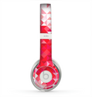 The Geometric Faded Red Heart Skin for the Beats by Dre Solo 2 Headphones