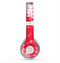 The Geometric Faded Red Heart Skin for the Beats by Dre Solo 2 Headphones