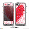 The Geometric Faded Red Heart Skin for the iPhone 5c nüüd LifeProof Case