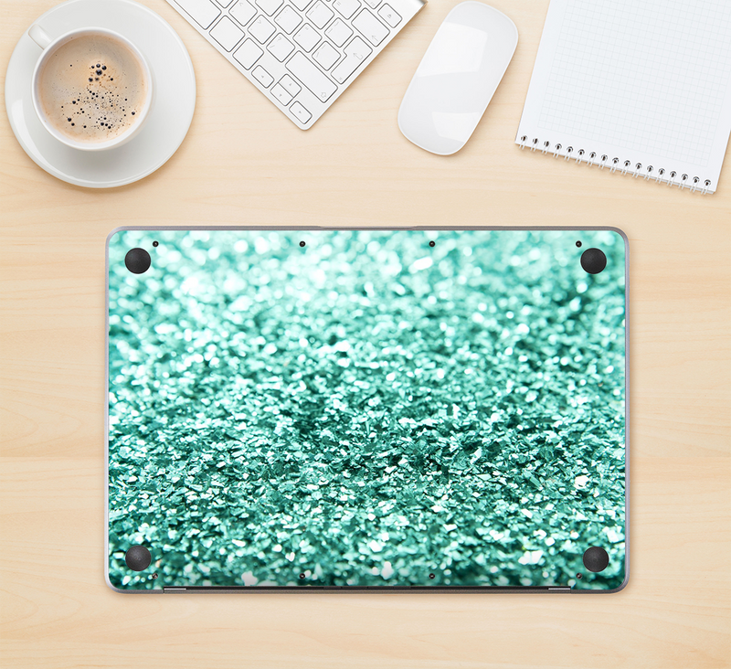 The Glimmer Green Skin Kit for the 12" Apple MacBook (A1534)