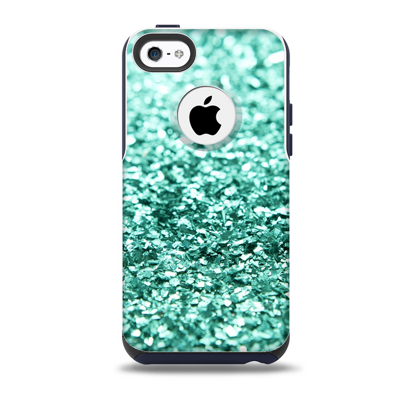 The Glimmer Green Skin for the iPhone 5c OtterBox Commuter Case