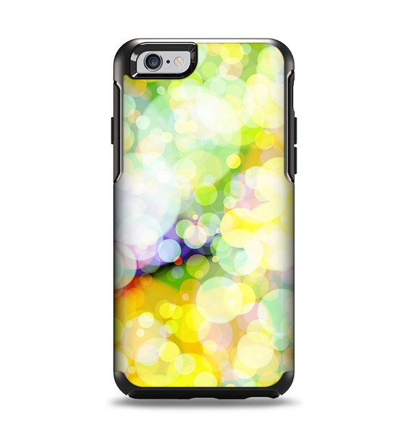 The Glistening Colorful Unfocused Circle Space Apple iPhone 6 Otterbox Symmetry Case Skin Set