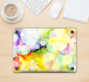 The Glistening Colorful Unfocused Circle Space Skin Kit for the 12" Apple MacBook (A1534)
