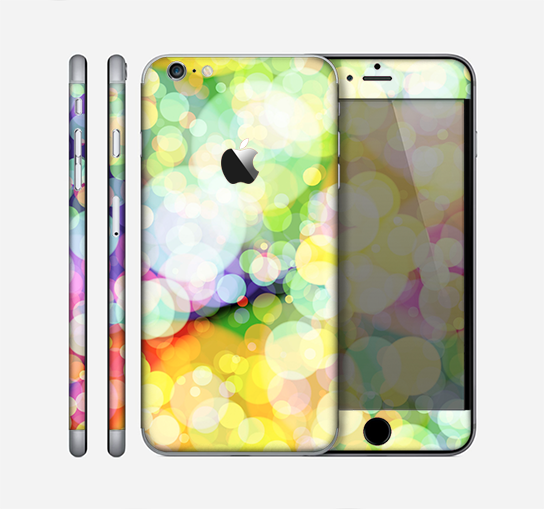 The Glistening Colorful Unfocused Circle Space Skin for the Apple iPhone 6 Plus