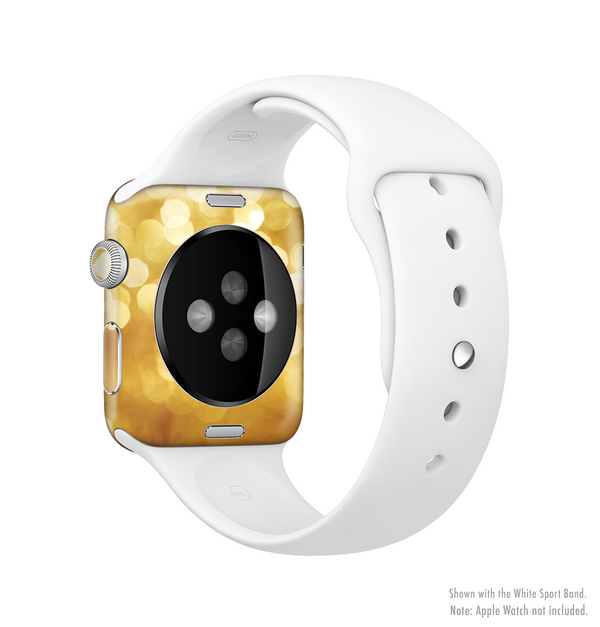 The Glistening Golden Unfocused Light Speckles Full-Body Skin Kit for the Apple Watch