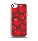 The Glossy Electric Hearts Apple iPhone 5c Otterbox Symmetry Case Skin Set