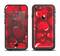 The Glossy Electric Hearts Apple iPhone 6 LifeProof Fre Case Skin Set