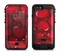 The Glossy Electric Hearts Apple iPhone 6/6s LifeProof Fre POWER Case Skin Set