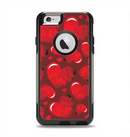 The Glossy Electric Hearts Apple iPhone 6 Otterbox Commuter Case Skin Set